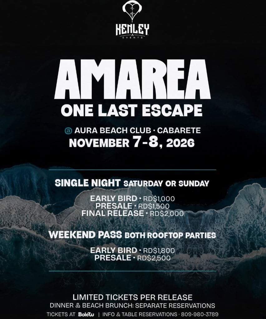 AMAREA: One Last Escape en Aura Beach Club