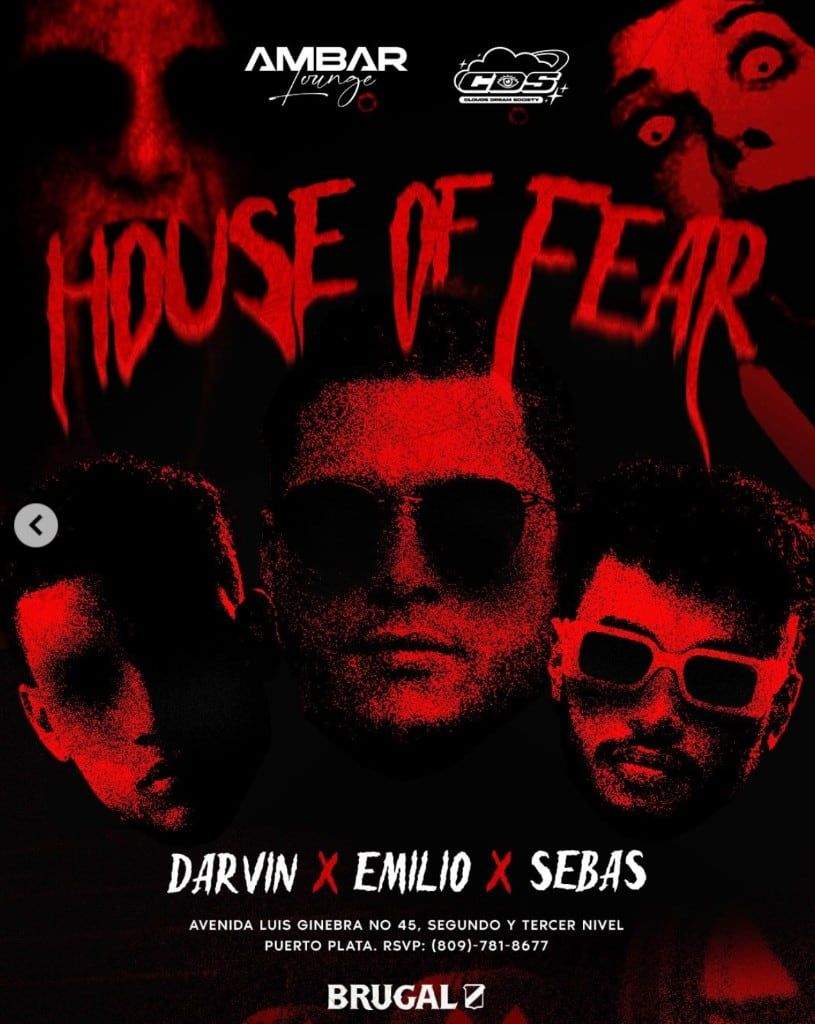 Ambar Lounge House of Fear — Darvin × Emilio × Sebas