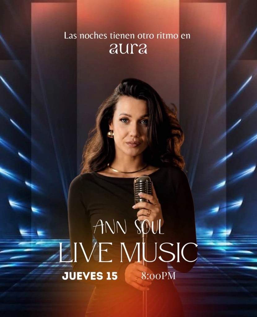 Ann Soul en live à Aura Cabarete