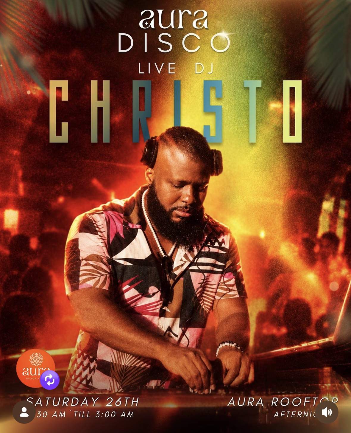 Aura Disco con DJ Christo