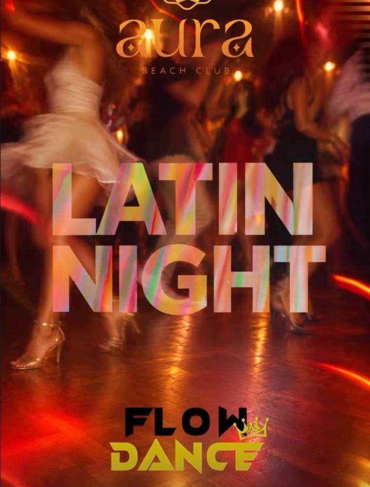 Latin Flow Dance Night en Aura Beach Club