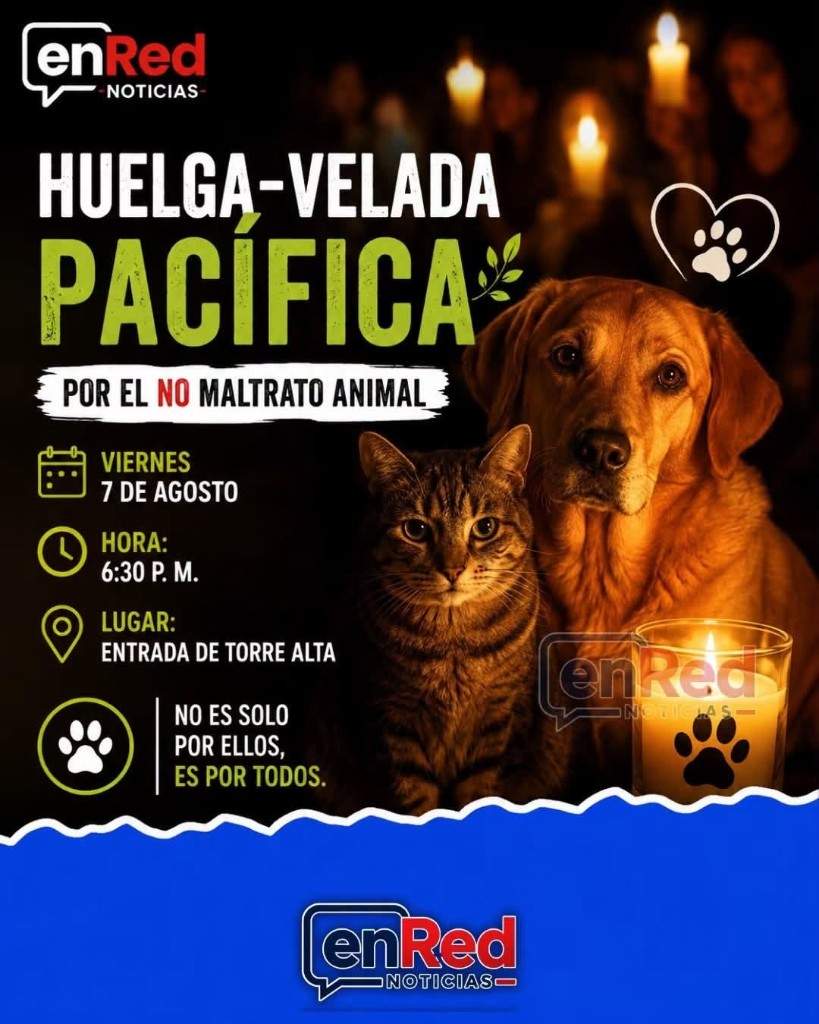 Huelga-Velada Pacífica — No Maltrato Animal