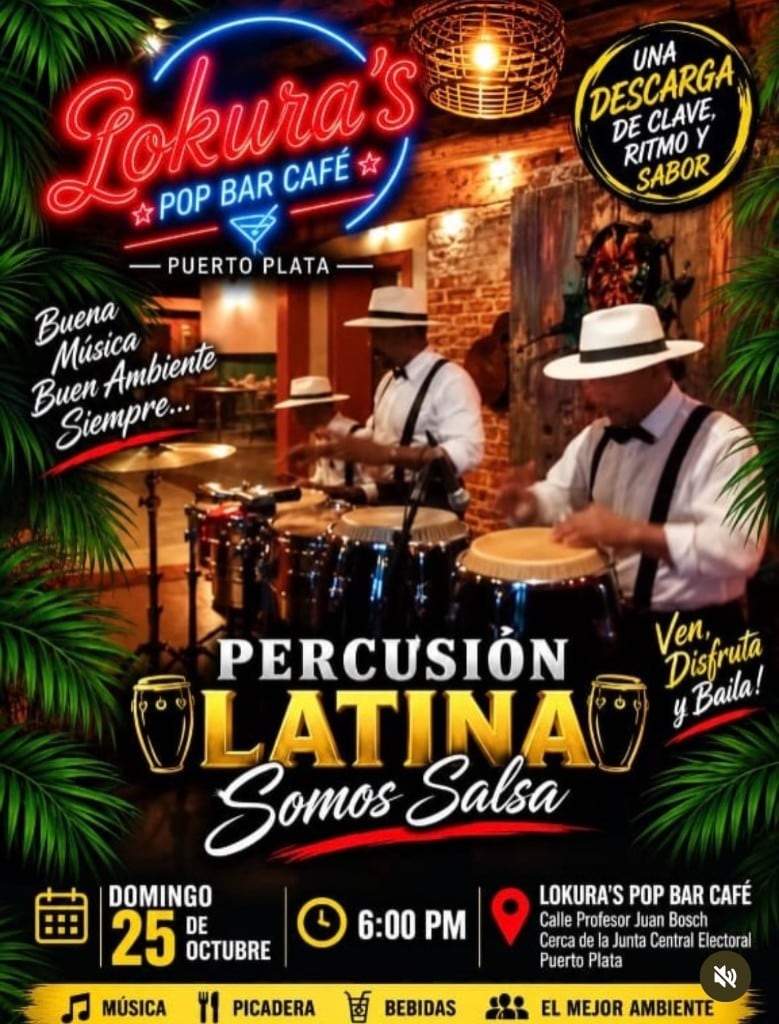 Lokura's Pop Percusión Latina — Somos Salsa (25 oct.)