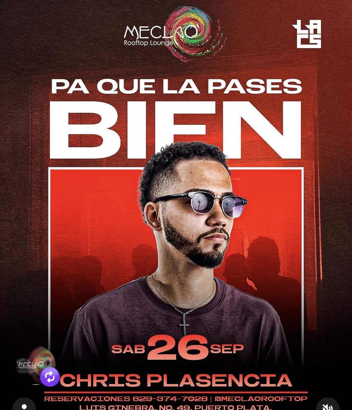 Chris Plasencia at Mecla'o Rooftop