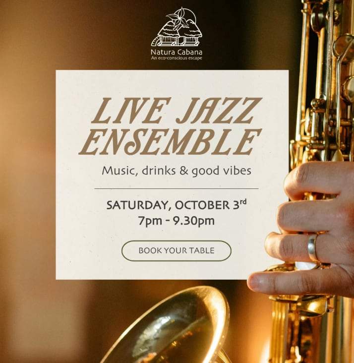 Live Jazz Ensemble en Natura Cabana