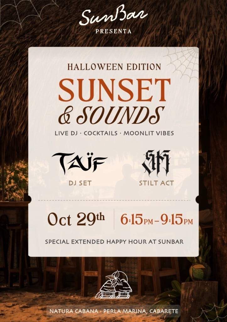 SunBar Sunset & Sounds — Halloween Edition · Oct 29