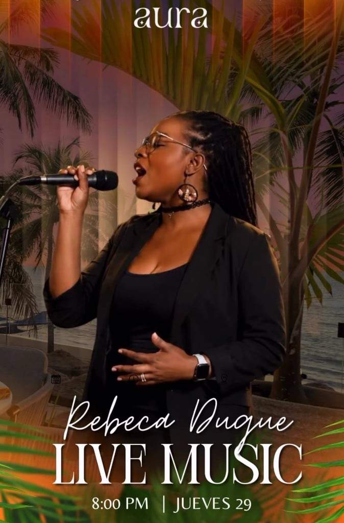 Rebeca Duque en vivo en Aura — jue 29 oct