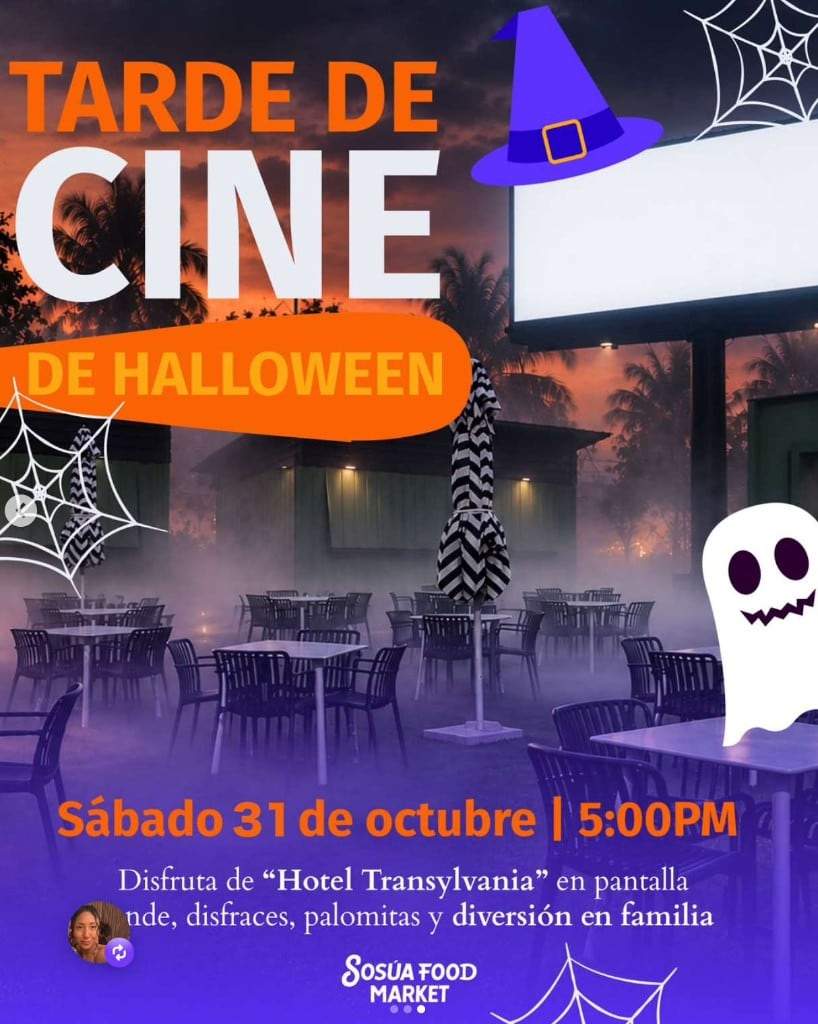 Halloween Movie Afternoon — Hotel Transylvania at Sosúa Food Market
