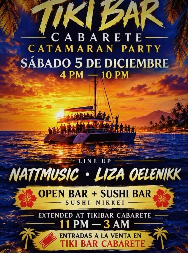 Tiki Bar Cabarete — Catamaran Party