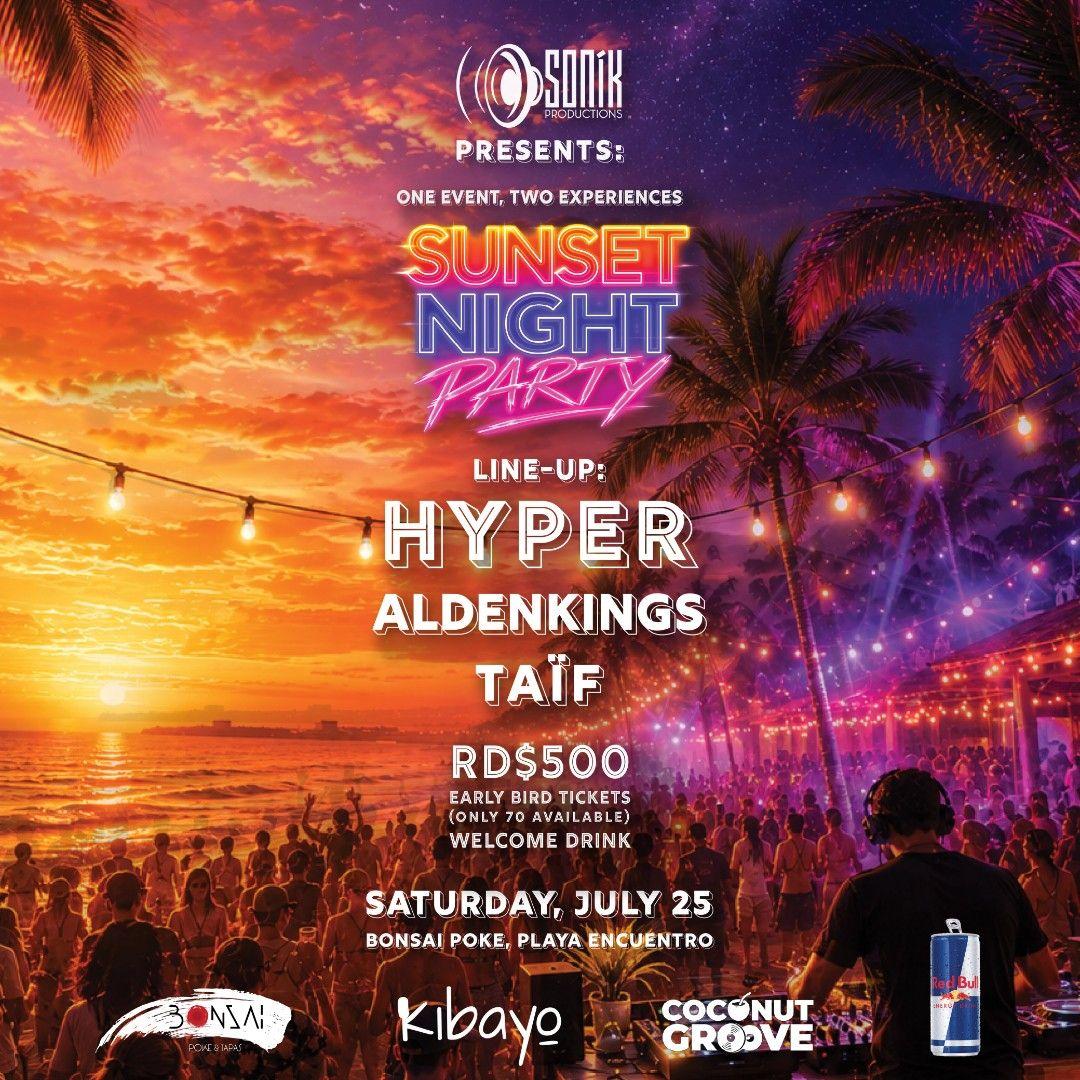 Sunset Night Party — Un evento, dos experiencias