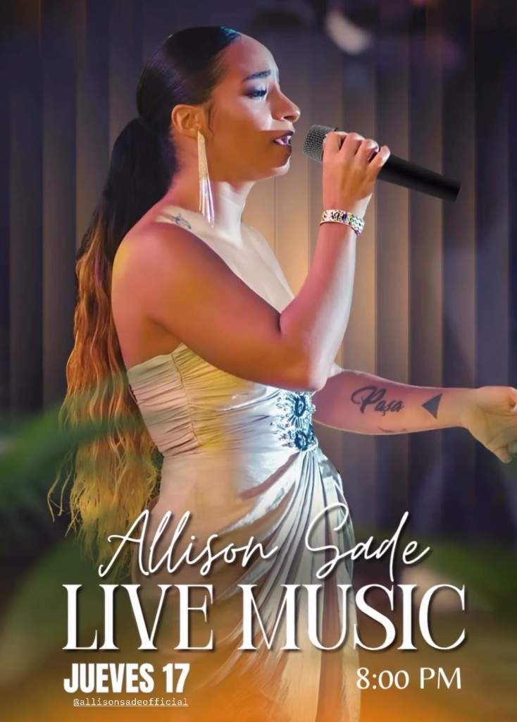 Allison Sade en vivo en Aura
