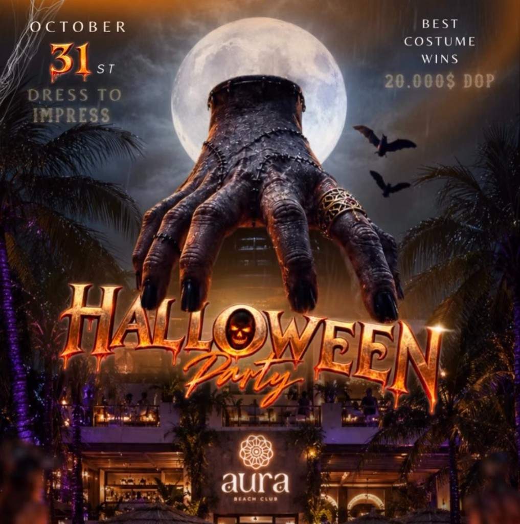Halloween Party en Aura Beach Club