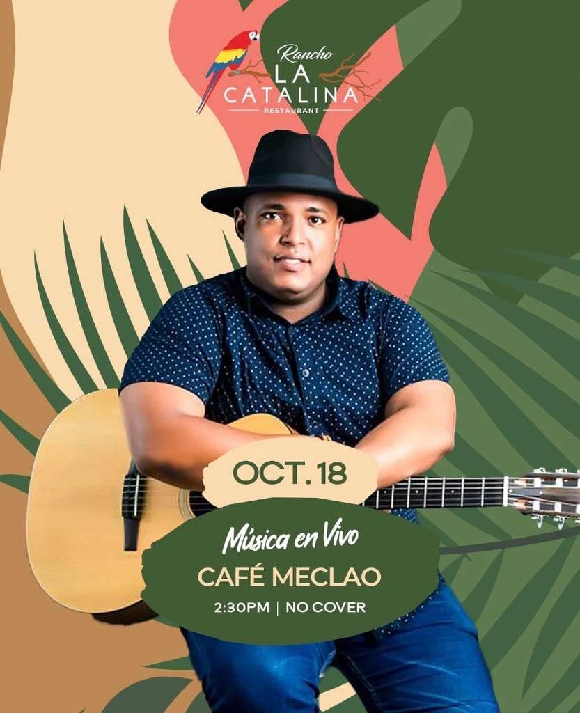 Café Meclao en vivo en Rancho Catalina — 18 oct
