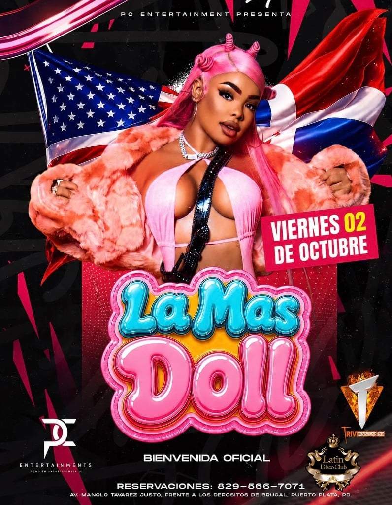 La Más Doll at Latin Disco Club