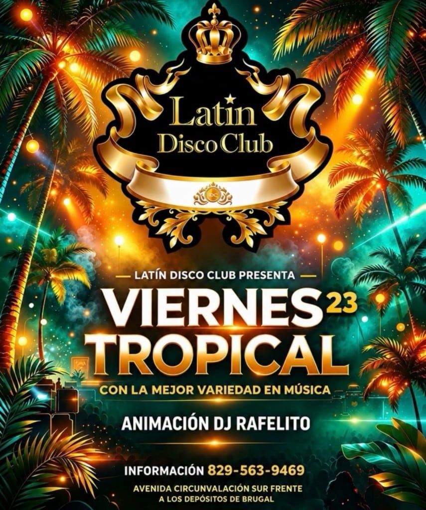 Latin Disco Club — Viernes Tropical (23 oct.)
