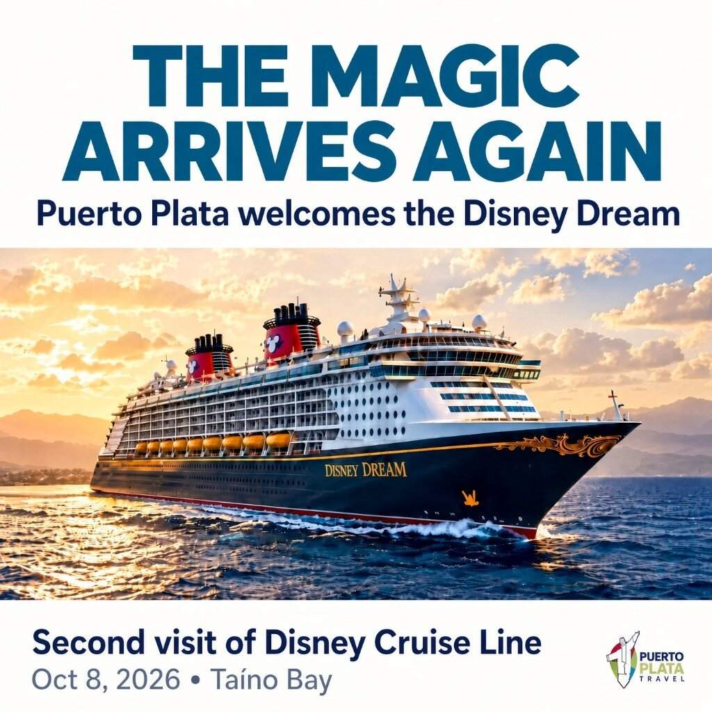 Segunda visita Disney Dream en Taíno Bay