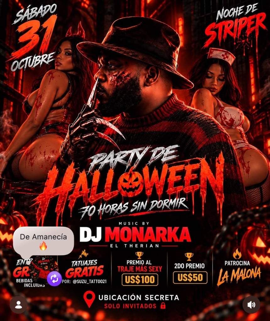 DJ Monarka — Halloween Noche de Striper