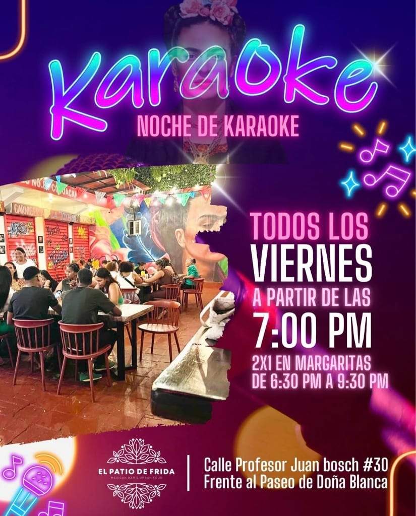 Karaoke viernes en El Patio de Frida