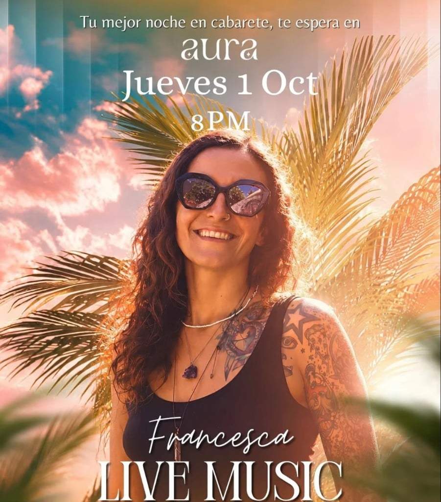 Francesca en vivo en Aura