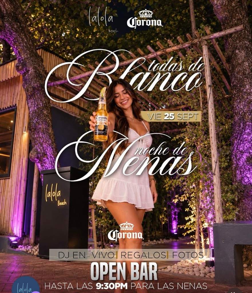 Todas de Blanco — Noche de Nenas en La Lola