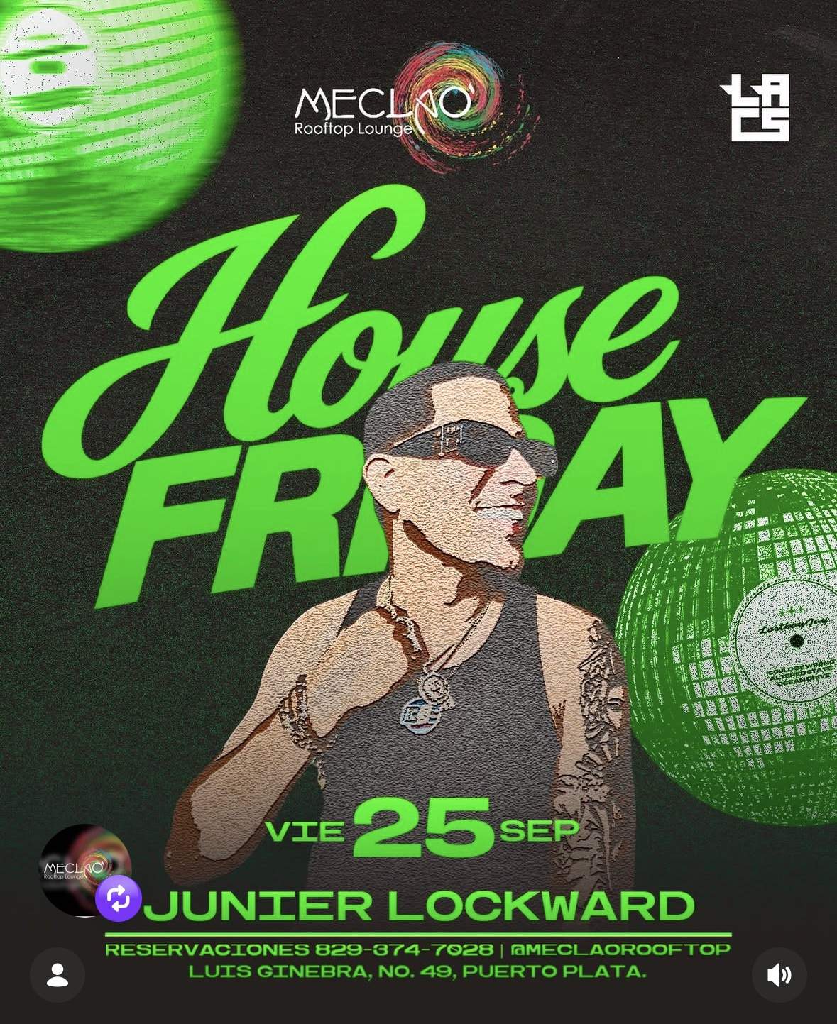 House Friday avec Junier Lockward