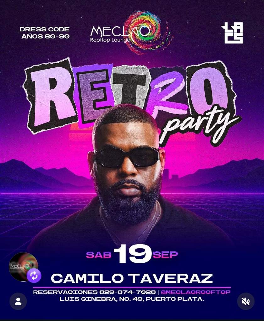 RETRO Party avec Camilo Taveraz