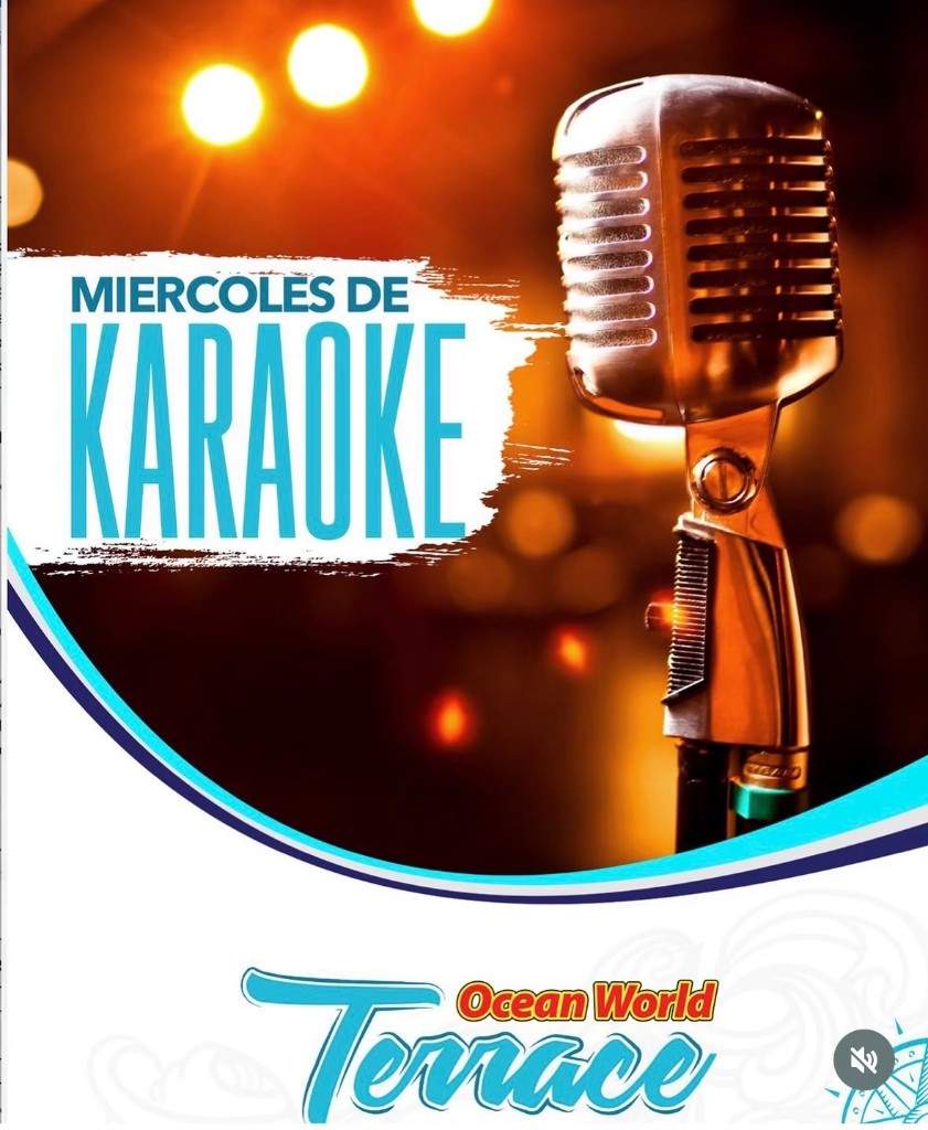 Miércoles de Karaoke at Ocean World Terrace