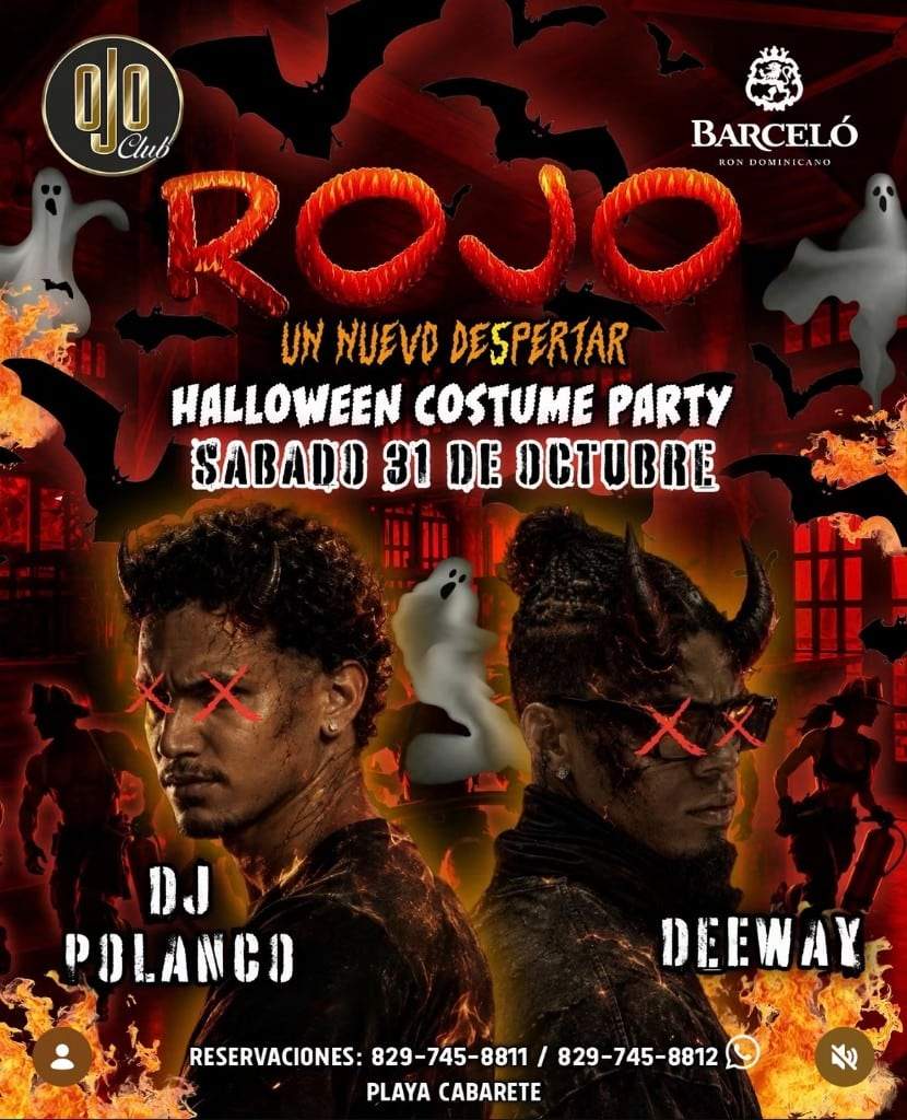 Ojo Club Rojo — Halloween Costume Party