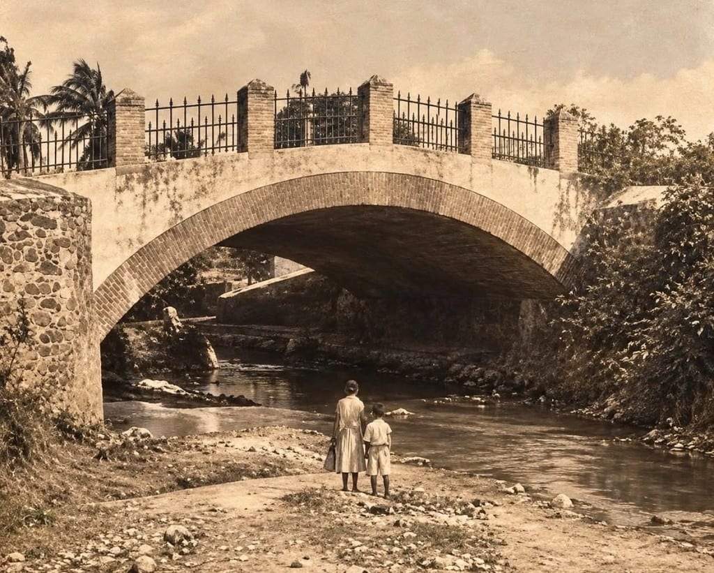 Puente La Guinea — The Bridge — Historic view