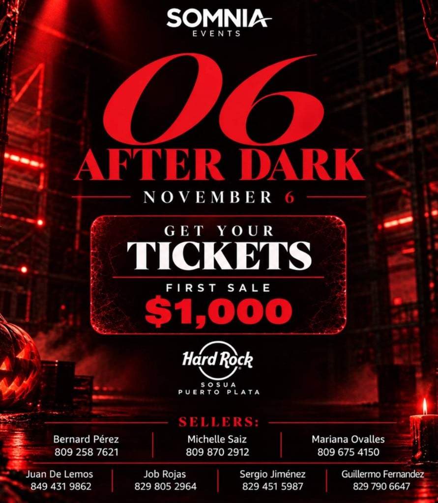 Somnia 06 After Dark at Hard Rock Sosúa