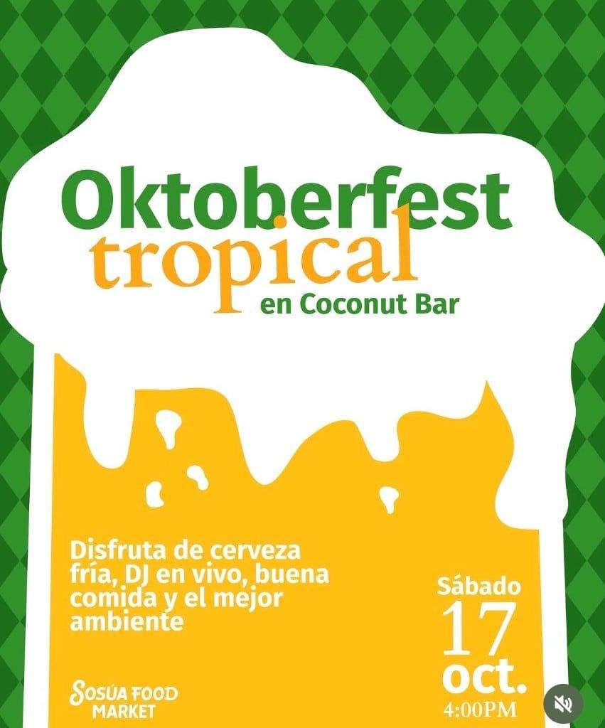 Oktoberfest Tropical at Coconut Bar — Sosúa Food Market