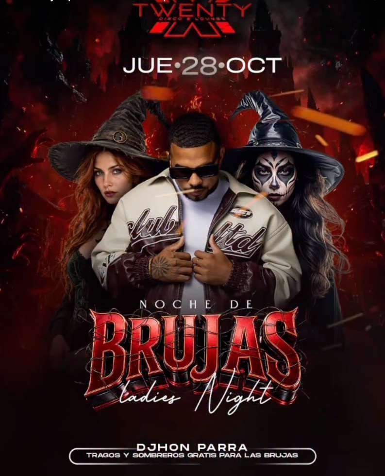 Twenty Disco — Noche de Brujas Ladies Night · 29 oct.