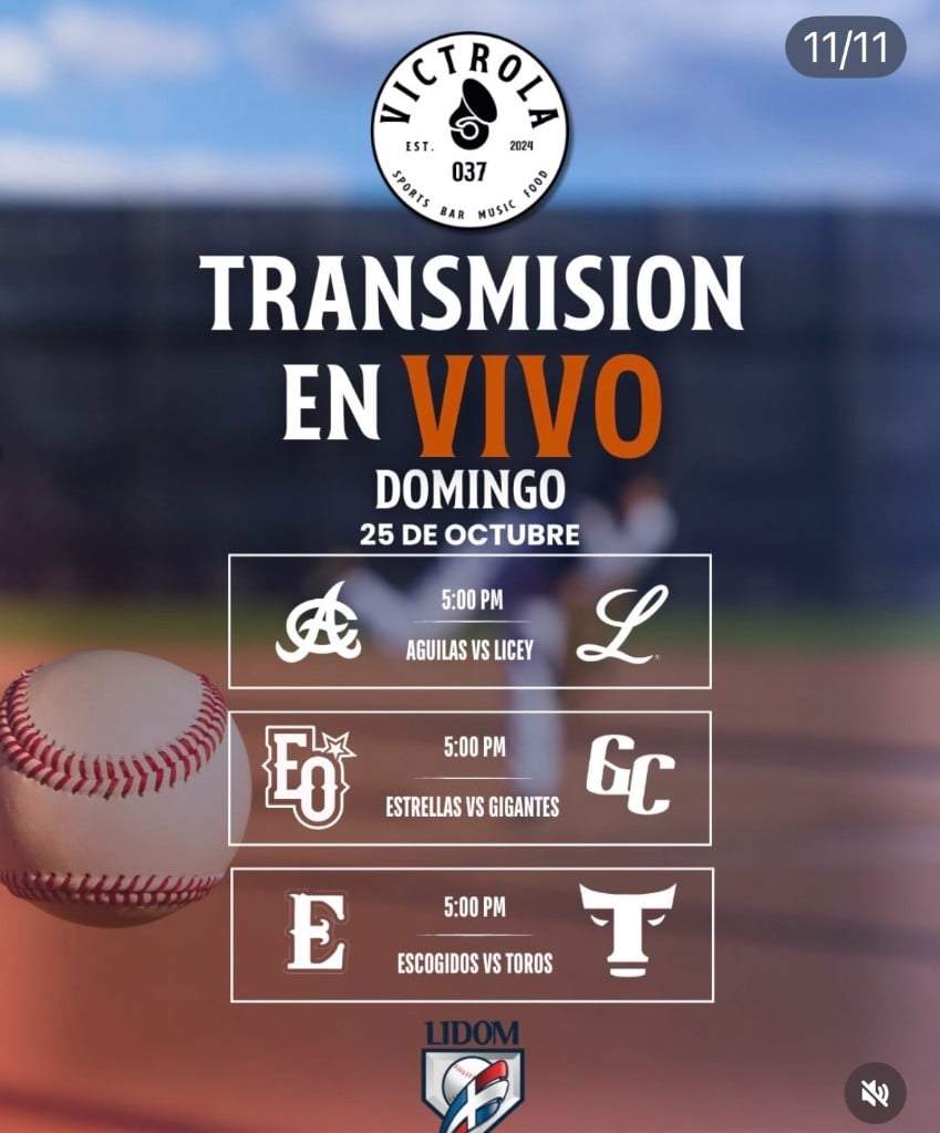 Victrola — domingo deportivo (NFL · Liga · LIDOM · F1)